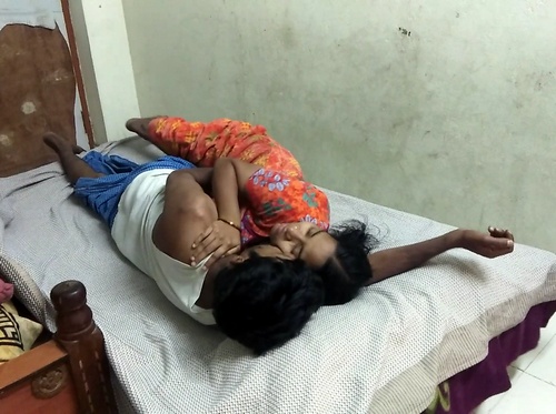 Desi Telugu Wife Seducing Husband On Bed